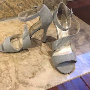 Silver heels